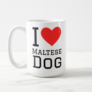 Ich liebe den malteser Hund  Kaffeetasse
