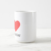 Ich liebe den Muttertag Kaffeetasse (Mittel)