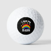 Ich liebe den Regenbogenstolz meines Vaters Golfball (Vorderseite)