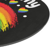Ich liebe den Regenbogenstolz meines Vaters Schneidebrett (Ecke)