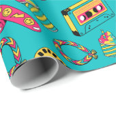 Ich Liebe den Spaß der 90er Jahre Geschenkpapier (Rolleneckpunkt)