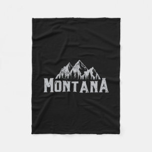 Ich liebe den Staat Montana Mein süßes Zuhause ist Fleecedecke