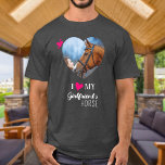 Ich Liebe den T - Shirt "Pferde nach Maß" meiner F<br><div class="desc">Wen Liebe du wirklich? Deine Freundin oder ihr Pferd! Mit diesem lustigen Pferdeliebhaber-Shirt schenken Sie Ihrem Freund diesen Valentinstag das perfekte Geschenk! Ein Muss für jeden Pferdefreund und Reiter ! Eine lustige Drehung auf meiner Liebe My Girlfriend, dieses Shirt Zitat "I Liebe My Girlfriend's Horse" ... Personalisieren Sie sich mit...</div>