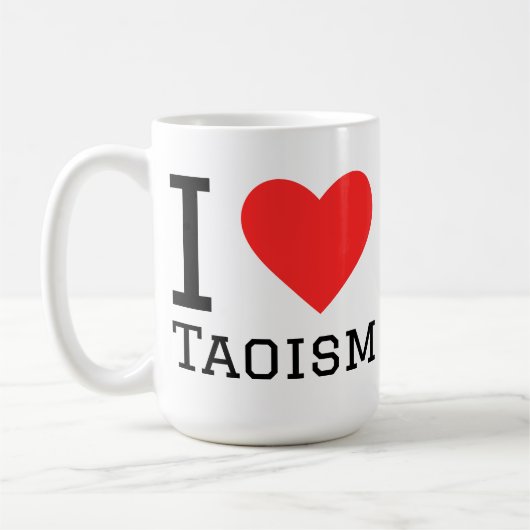 Ich liebe den Taoismus Kaffeetasse (Links)