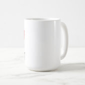 Ich liebe den tschechischen quadratischen Aufklebe Kaffeetasse (VorderseiteRechts)