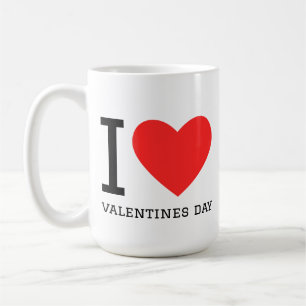 Ich liebe den Valentinstag  Kaffeetasse