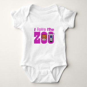 Ich liebe den Zoo Baby Strampler