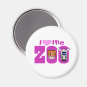 Ich liebe den Zoo Magnet (Vorderseite/Rückseite)