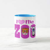 Ich liebe den Zoo Tasse (Zentrum)