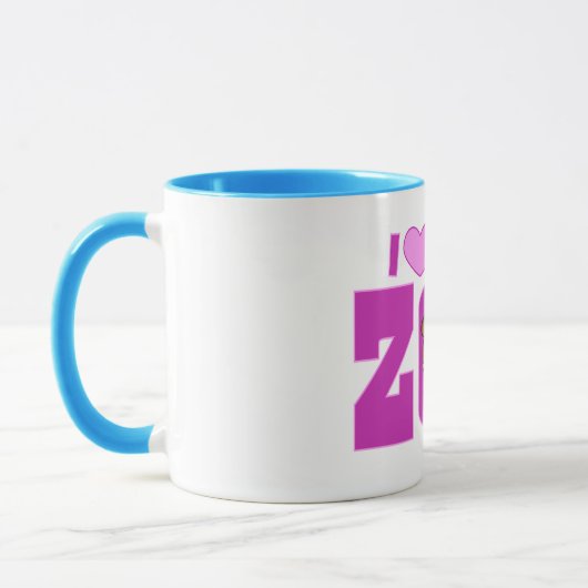 Ich liebe den Zoo Tasse (Links)