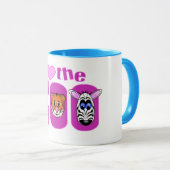 Ich liebe den Zoo Tasse (VorderseiteRechts)