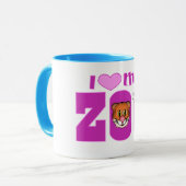 Ich liebe den Zoo Tasse (Vorderseite Links)