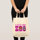 Ich liebe den Zoo Tragetasche (Vorderseite (Produkt))