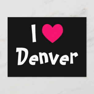 Ich liebe Denver Postkarte