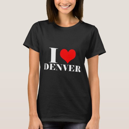 Ich liebe Denver T-Shirt (Vorderseite)
