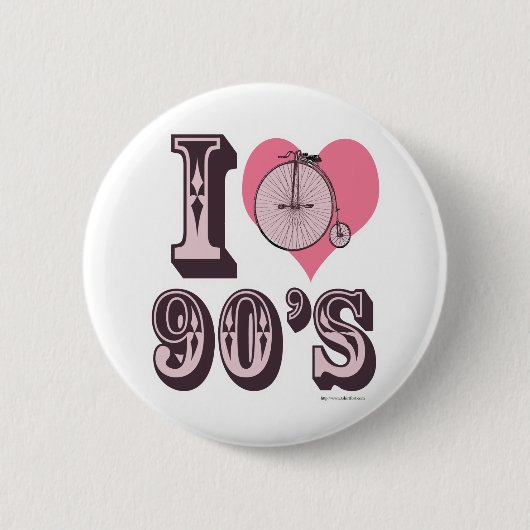 Ich Liebe der 1890er Button (Vorderseite)