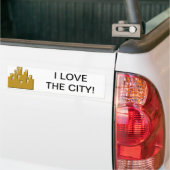Ich Liebe der Stadt Autoaufkleber (Auf Lkw)