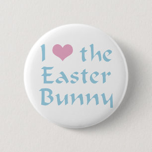 Ich Liebe des Osterhimmels Button