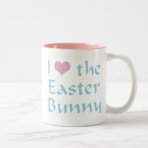 Ich Liebe des Osterhimmels Zweifarbige Tasse