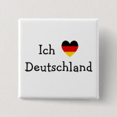 Ich liebe Deutschland Button (Vorderseite)