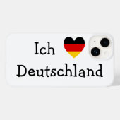Ich liebe Deutschland Case-Mate iPhone Hülle (Rückseite (Horizontal))