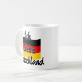 Ich Liebe Deutschland Kaffeetasse (Vorderseite Links)