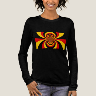 Ich liebe Deutschland Nationalflagge Farben Kunstp Tri-Blend Shirt