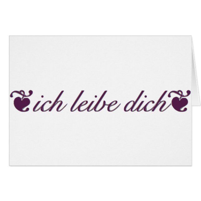 ich liebe dich (Vorderseite (Horizontal))