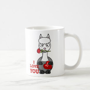 ich liebe dich alpaka kaffeetasse