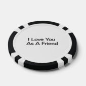 Ich Liebe dich als Freund.ai Pokerchips (Einzeln)