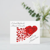 Ich liebe dich, als ich dich sah... postkarte (Stehend Vorderseite)