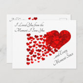 Ich liebe dich, als ich dich sah... postkarte (Vorne/Hinten)