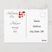 Ich liebe dich, als ich dich sah... postkarte (Rückseite)