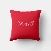 Ich Liebe dich.....Am meisten! Kissen (Rückseite)