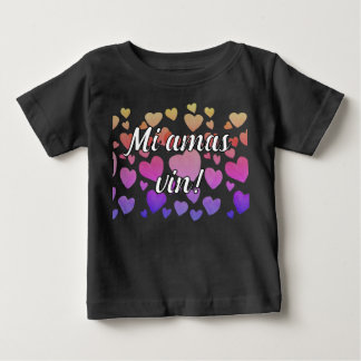 Ich liebe dich! (Anpassbar) Baby T-shirt