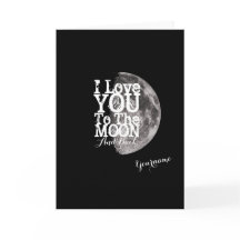Ich Liebe dich auf den Mond und die Rückseite