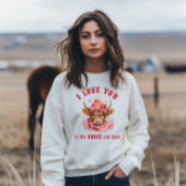 Ich Liebe dich auf den Mond und zurück Sweatshirt