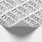 ICH LIEBE DICH AUF DEN MUND UND WIEDER GESCHENKPAPIER (Ecke)