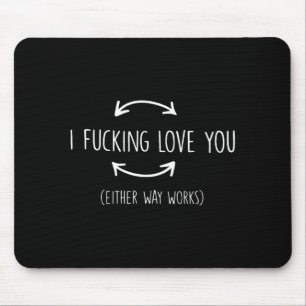 Ich liebe dich auf jeden Fall lustige Zitate Mousepad