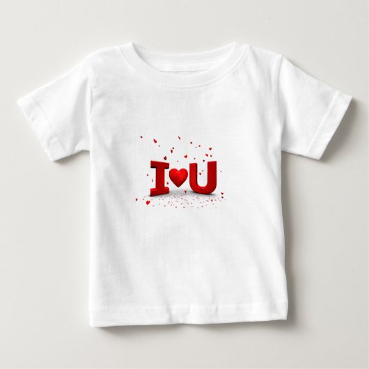 Ich Liebe dich Baby T-shirt (Vorderseite)