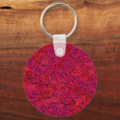 Ich liebe dich Benutzername rote Rosen Liebe Schlüsselanhänger (Rückseite)