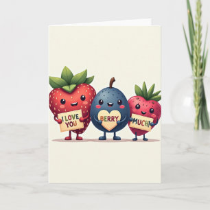 Ich liebe dich Berry Viel Karte