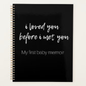 Ich liebe dich, bevor ich dich traf: Mein erstes B Planer (Vorderseite)