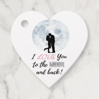 Ich liebe dich bis zum Mond und zurück Classic Lov Geschenkanhänger