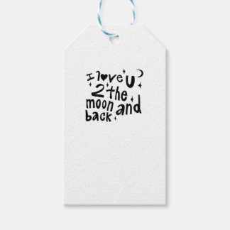 Ich liebe dich bis zum Mond und zurück Clean Love Geschenkanhänger