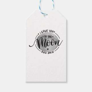 Ich liebe dich bis zum Mond und zurück Elegantes a Geschenkanhänger