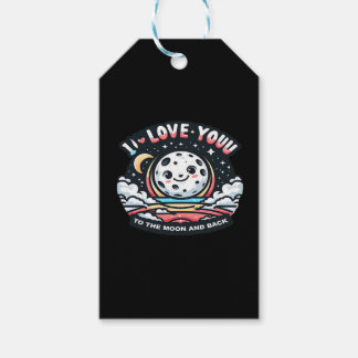 Ich liebe dich bis zum Mond und zurück herzliches Geschenkanhänger