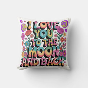 Ich liebe dich bis zum Mond und zurück Kissen