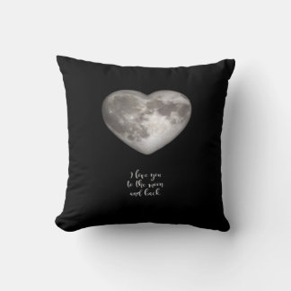 Ich liebe dich bis zum Mond und zurück Minimalisti Kissen