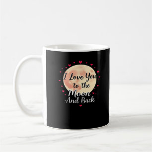 Ich liebe dich bis zum Mond und zurück Sauberes mo Kaffeetasse